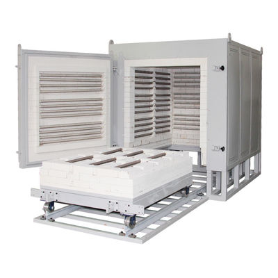 1200°C 1200L forno di ricottura a bogie manuale