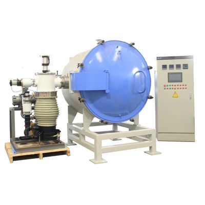 Forno a muffle a vuoto industriale CE fino a 1600 °C con pompa a vuoto a diffusione
