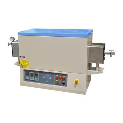 1700C Alta temperatura 3 zone laboratorio forno a vuoto a tubo CVD con tubo di alluminio OD60mm