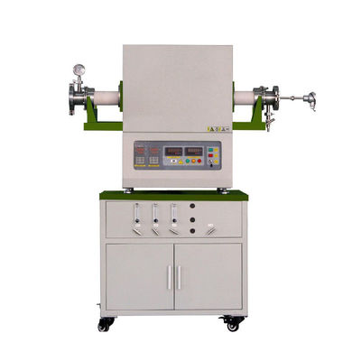 Forno a tubi ad alta temperatura a doppia zona Forno a tubi di alluminio 80mm Dia 1600C Max