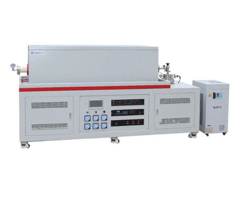 Forno per tubi a CVD 1700C ad alto grado di vuoto PT D80/1500/17