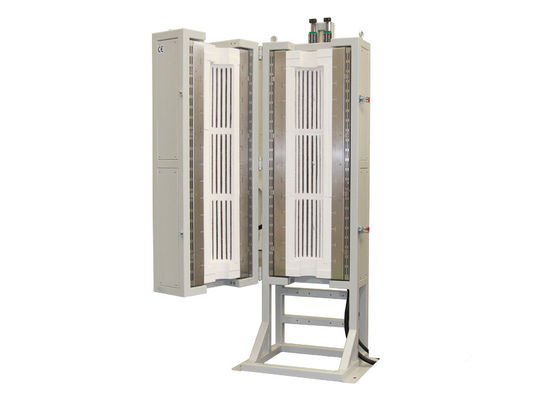 Forno per tubi a tre zone verticale 800C con tubo OD219mm